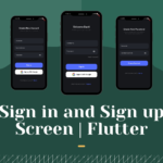 Sign in and Sign up Screen Flutter